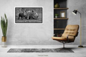 Loft home office interior design